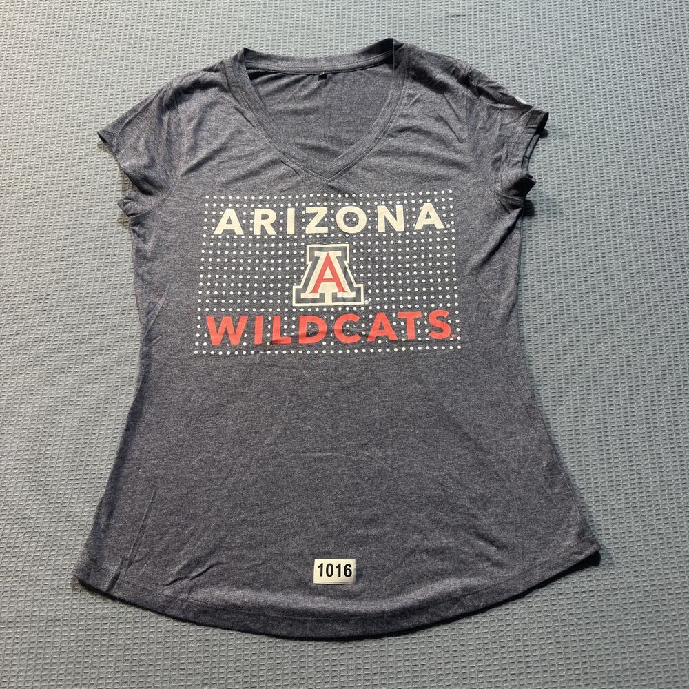 Arizona Wildcats V-neck T-Shirt Women Sz M‎ Pre-Owned Excellent